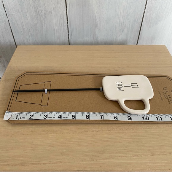 NWT Rae Dunn Let It Grow Mug Garden Marker - Picture 7 of 7